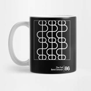 The Fall - Bend Sinister / Minimal Graphic Design Artwork Mug